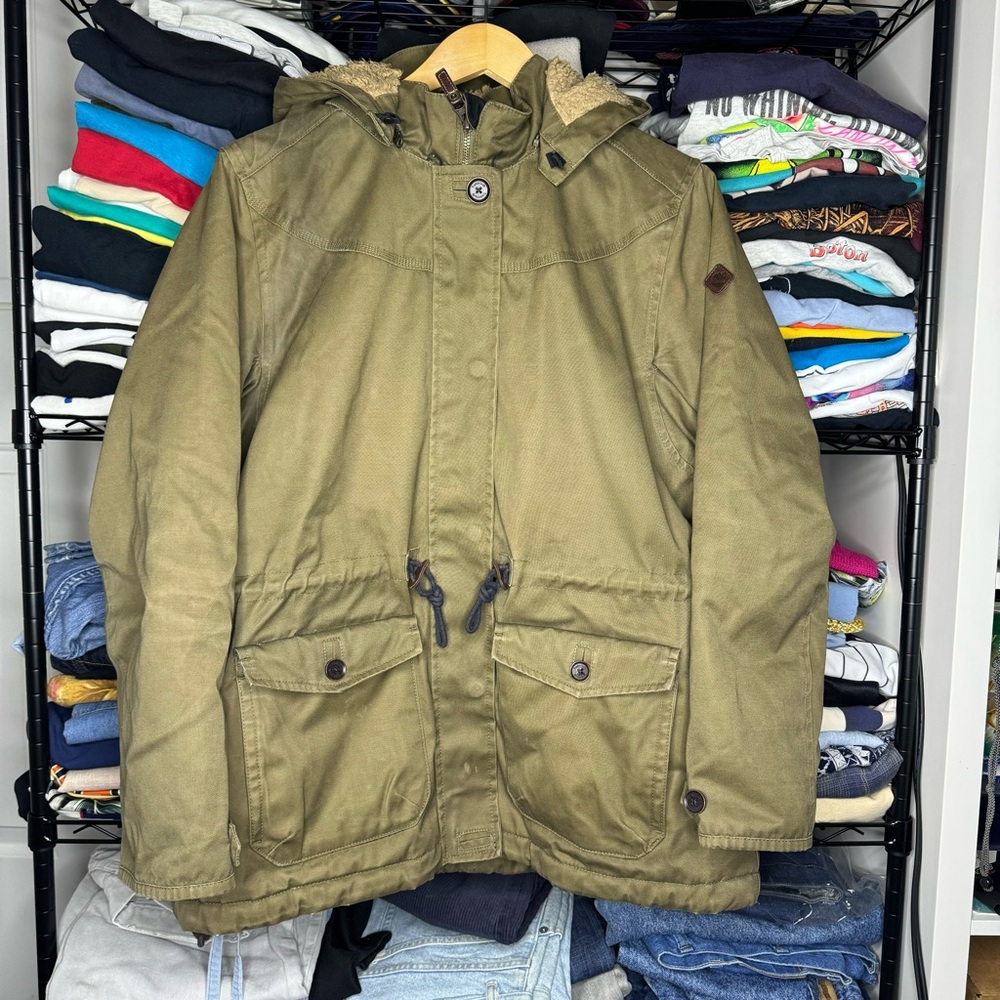 Timberland Waterproof Hooded Parka with Fleece Lining Sz XL